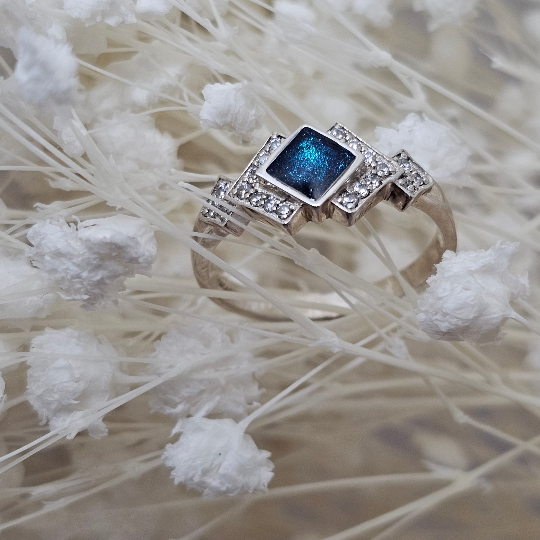 Eternal Grace' Diamanté Memorial Ring image 2