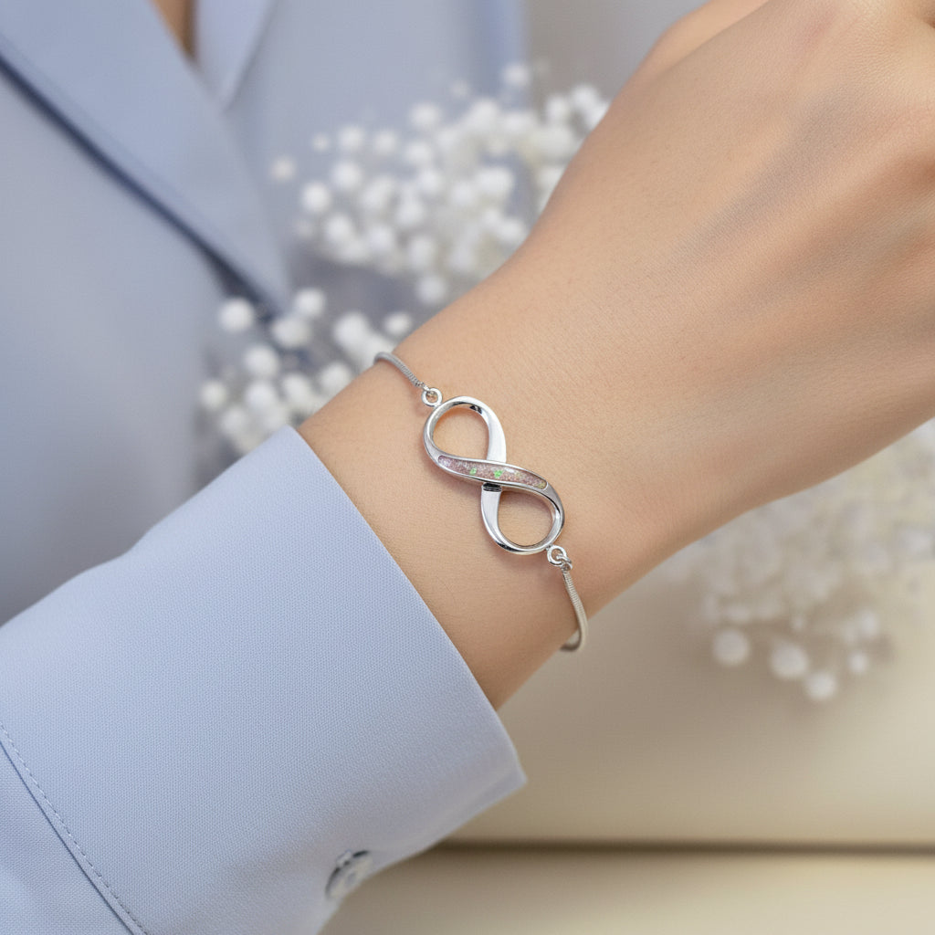 Evermore Infinity' Adjustable Memorial Bracelet image 1
