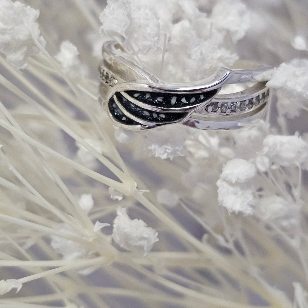 Forever My Angel' Diamanté Ring image 0