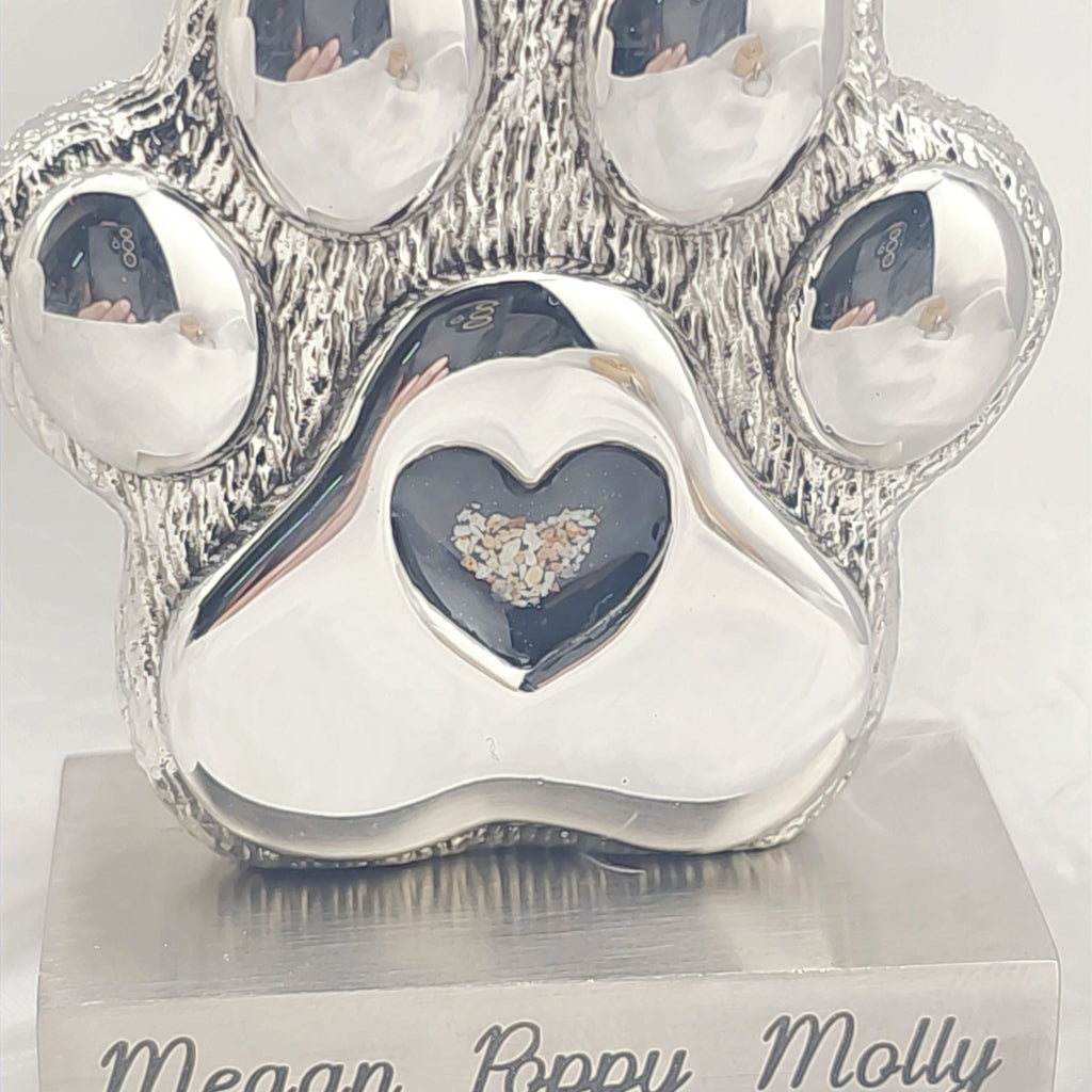 ‘Forever Paw’ Memorial Keepsake – Solid Stainless Steel image 3