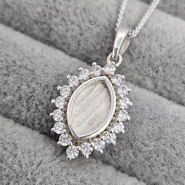 Starlace Marquise' Diamanté Memorial Pendant image 0