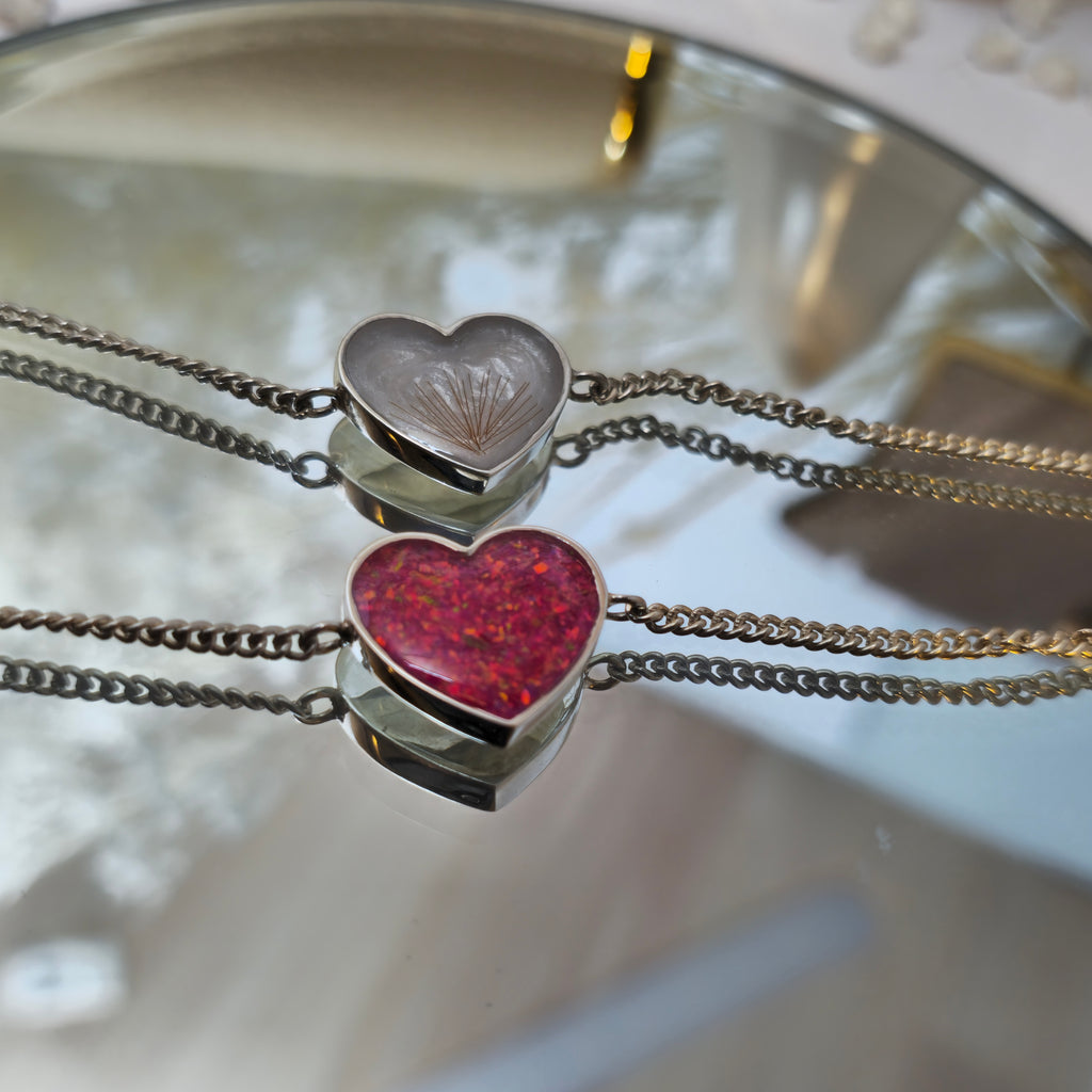Radiant Heart' Memorial Chain Bracelet image 3