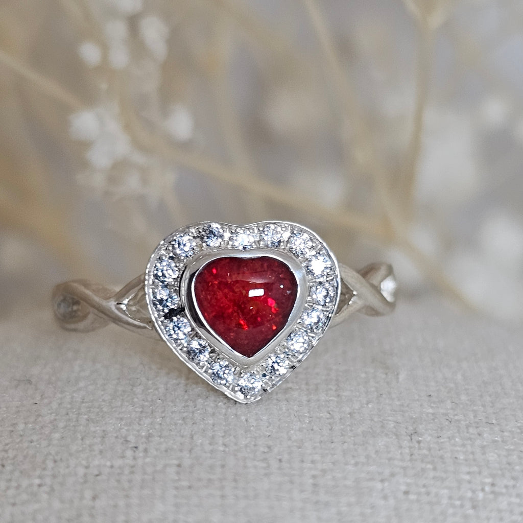 Infinity Heart' Memorial Ring image 0