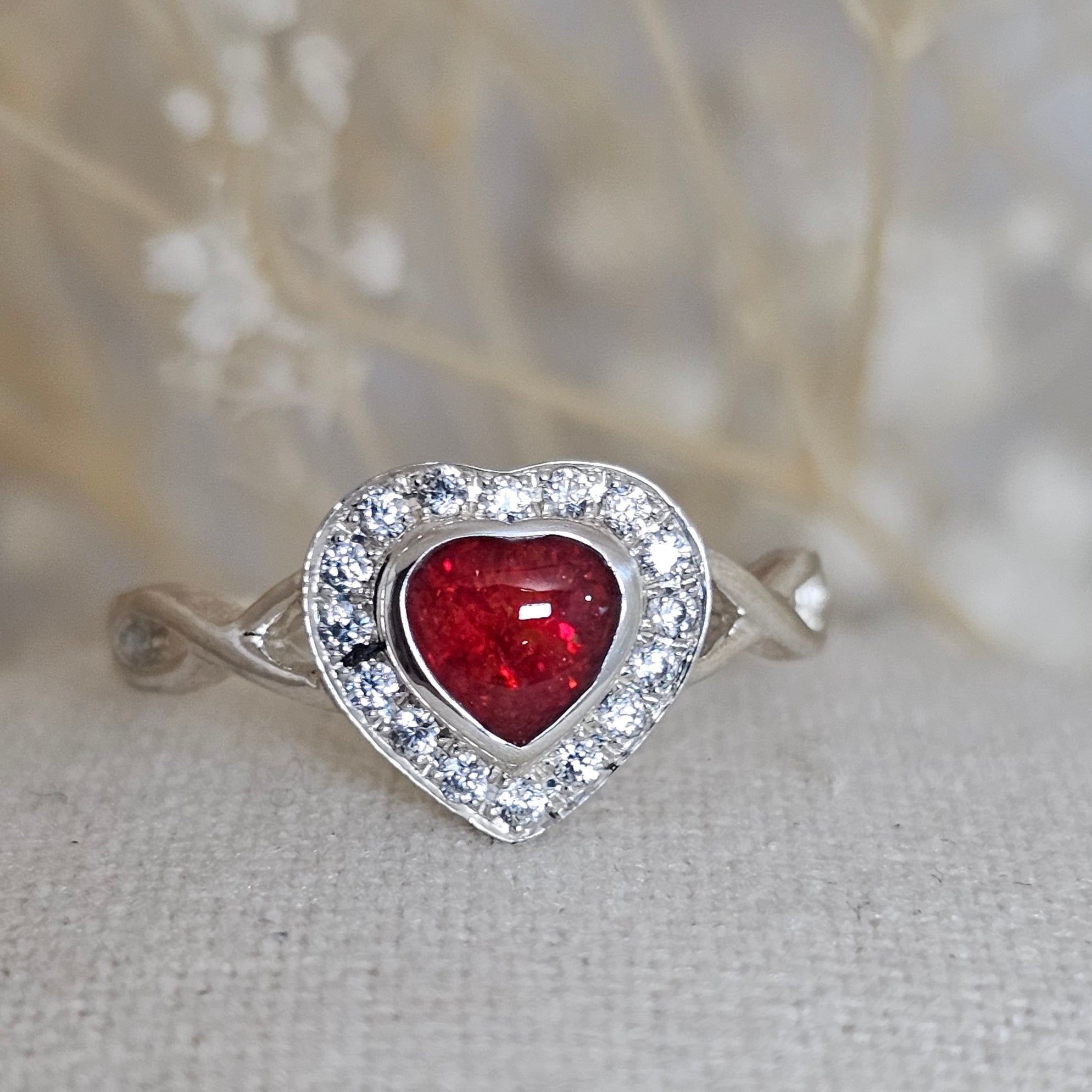 Infinity Heart' Memorial Ring image 0