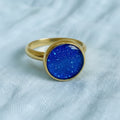 9ct Gold Circle Memorial Ring