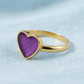 9ct Gold Heart Memorial Ring