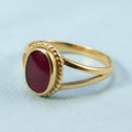 9ct Gold Rope edge Memorial Ring