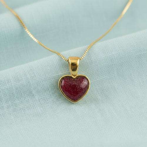 9ct Gold heart pendant