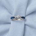 Amara Solitaire' Sterling Silver Memorial Ring.