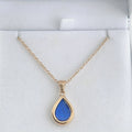 Aurelle Teardrop' PDV Gold Memorial Pendant.