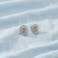 Aurora Teardrop' Sterling Silver Diamanté Memorial Earrings
