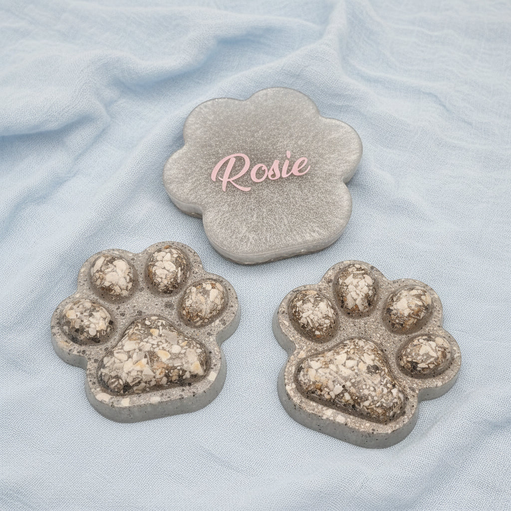 Beloved Paw Personalised Pet Memorial Keepsake Stone