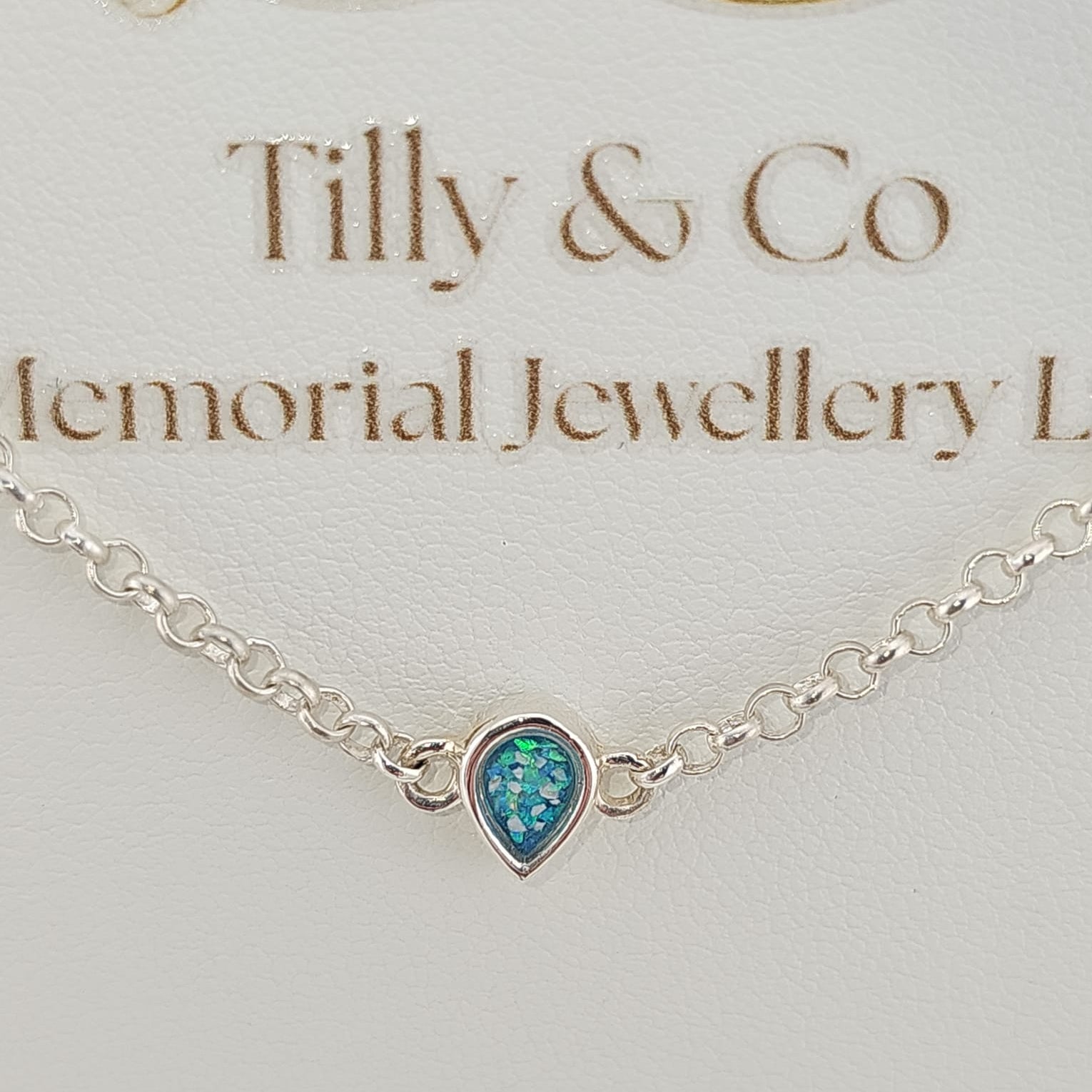 Dainty 'Teardrop' Adjustable Memorial Bracelet