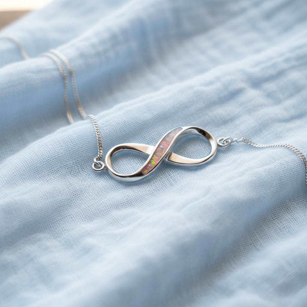 Evermore Infinity' Sterling Silver Adjustable Memorial Bracelet.
