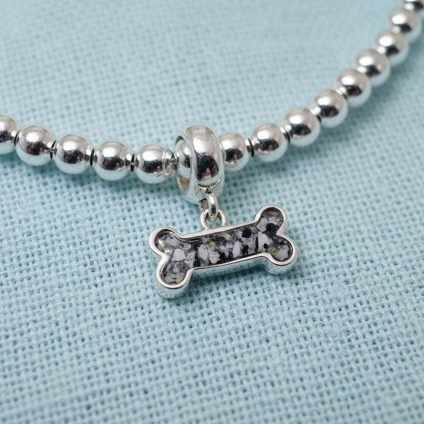 Faithful Friend' Dangle Bone Memorial Charm