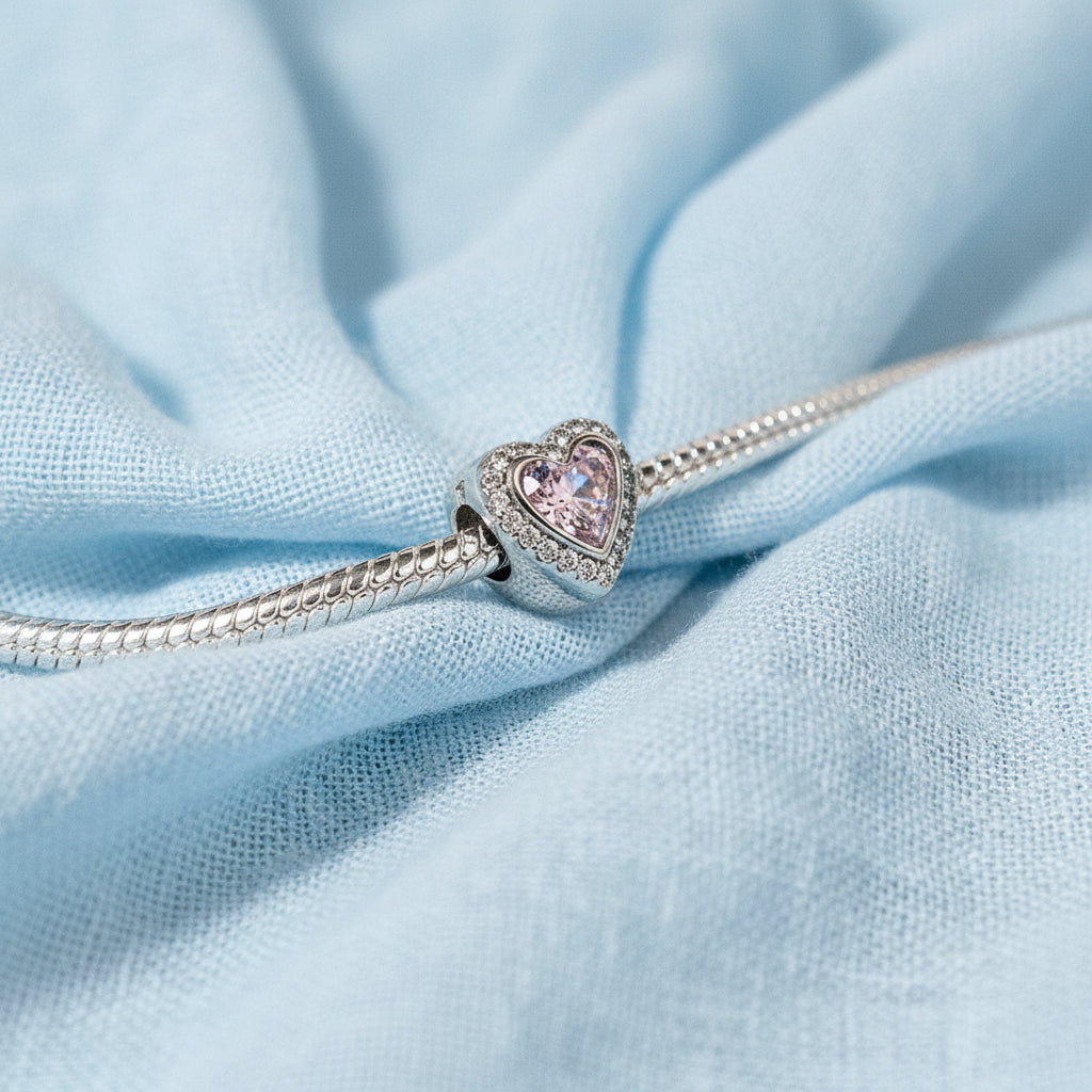 Forever Heart' Memorial Charm