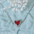 Forever In My Heart' Sterling Silver Adjustable Memorial.