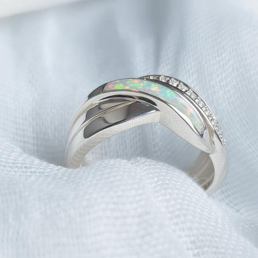 Forever Intertwined Sterling Silver Memorial Ring
