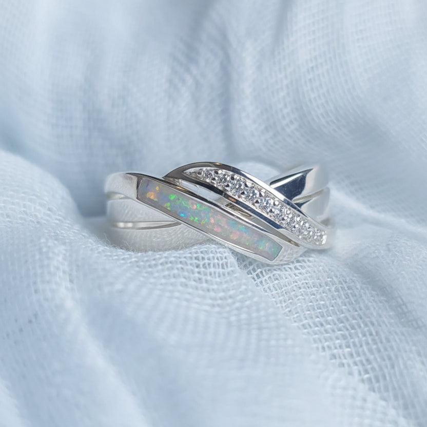 Forever Intertwined Sterling Silver Memorial Ring