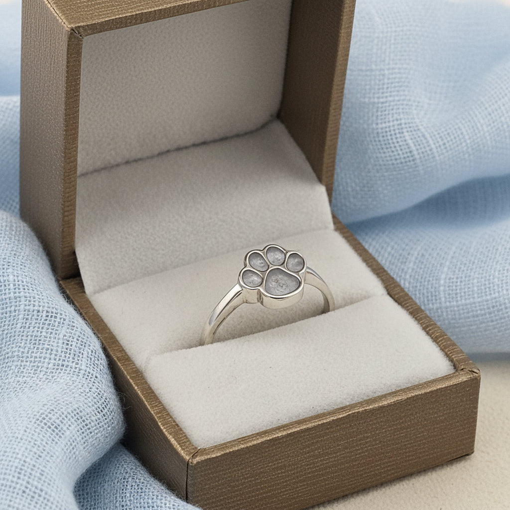 Forever Pawprints' Memorial Ring