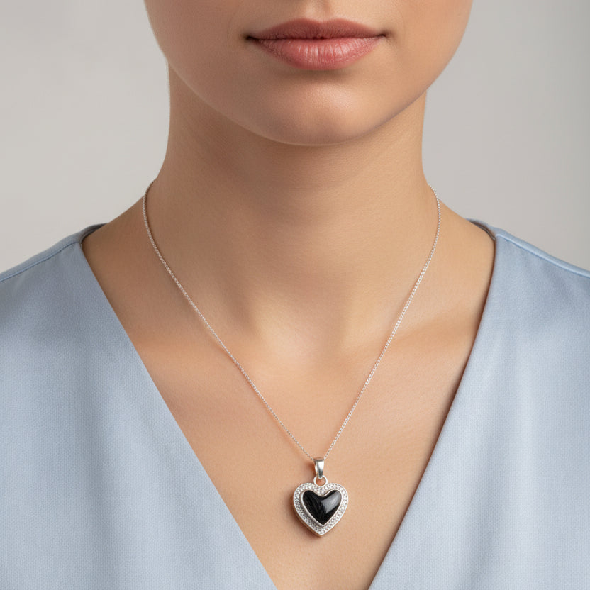 Forever in My Heart' Memorial Pendant