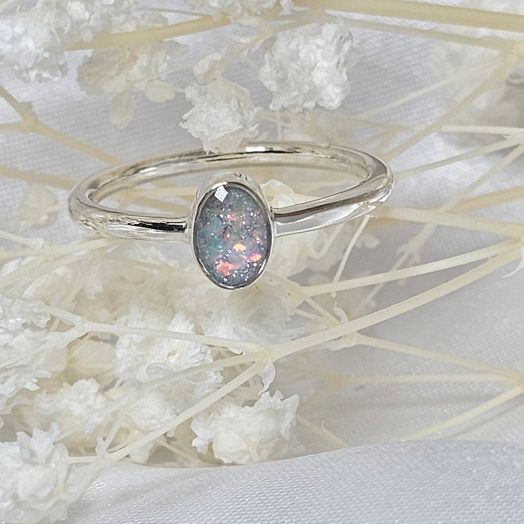 Grace' Oval Memorial Ring.