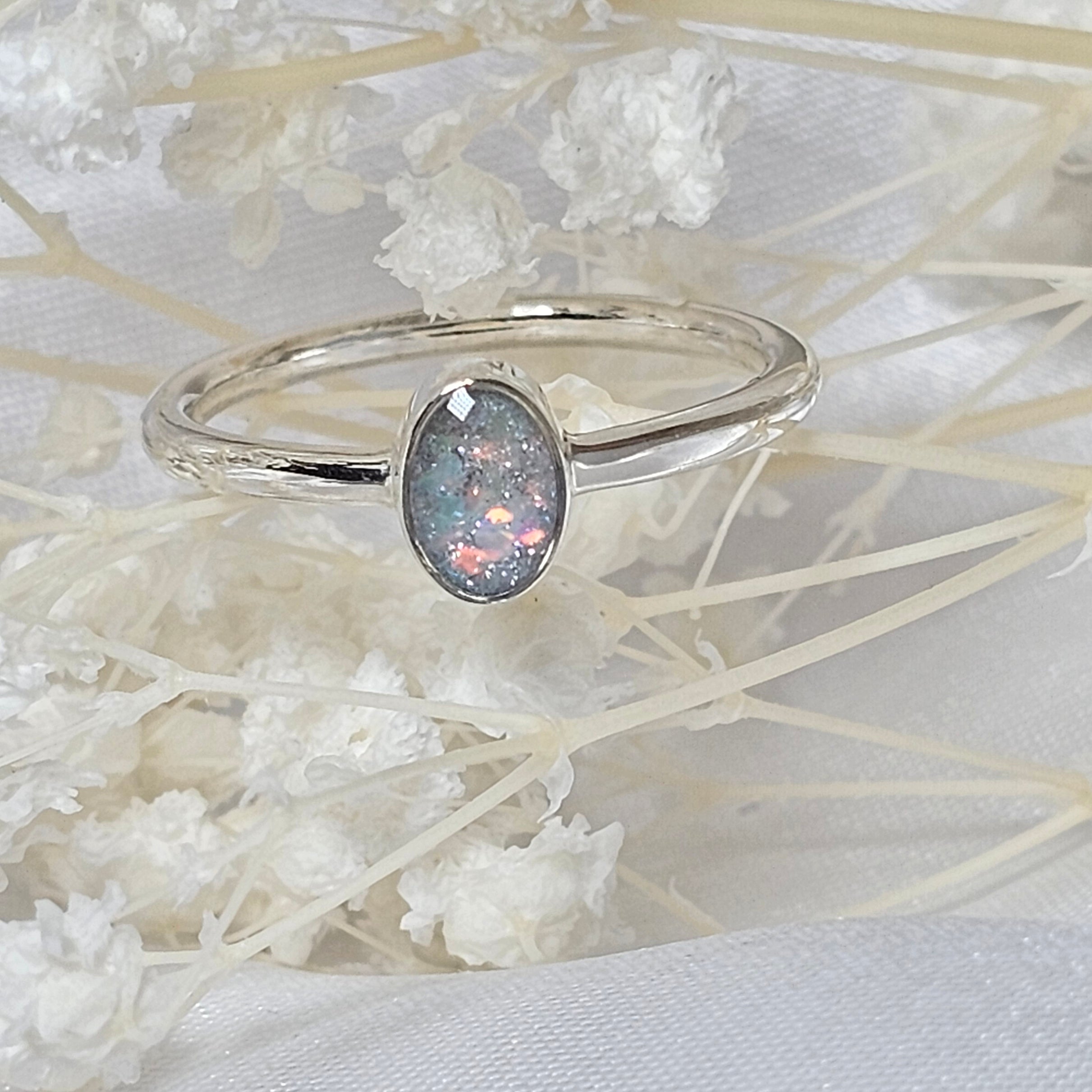 Grace' Oval Memorial Ring.