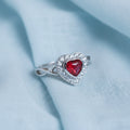 Infinity Heart' Memorial Ring