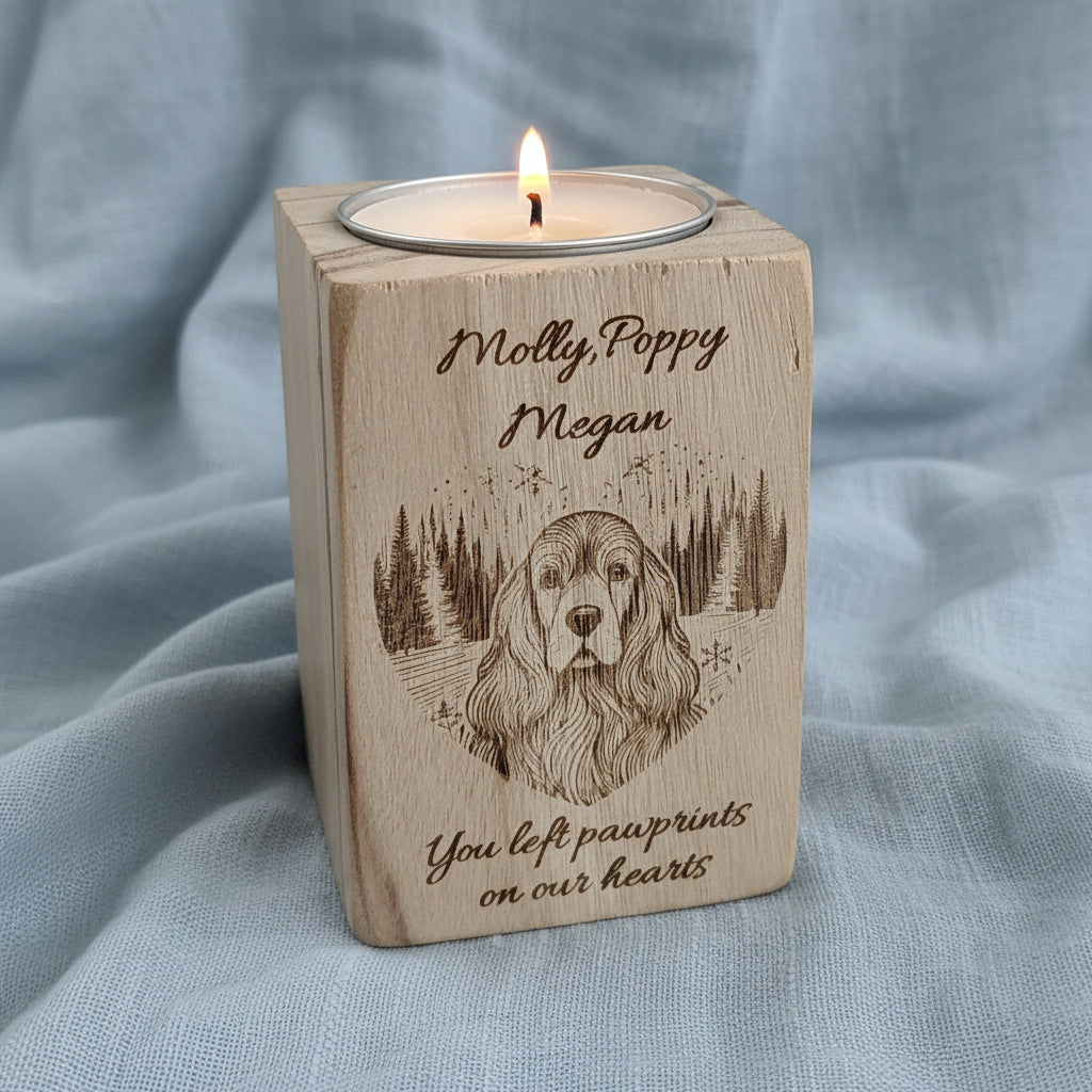 Kindred Light'  Personalised Memory Candle..