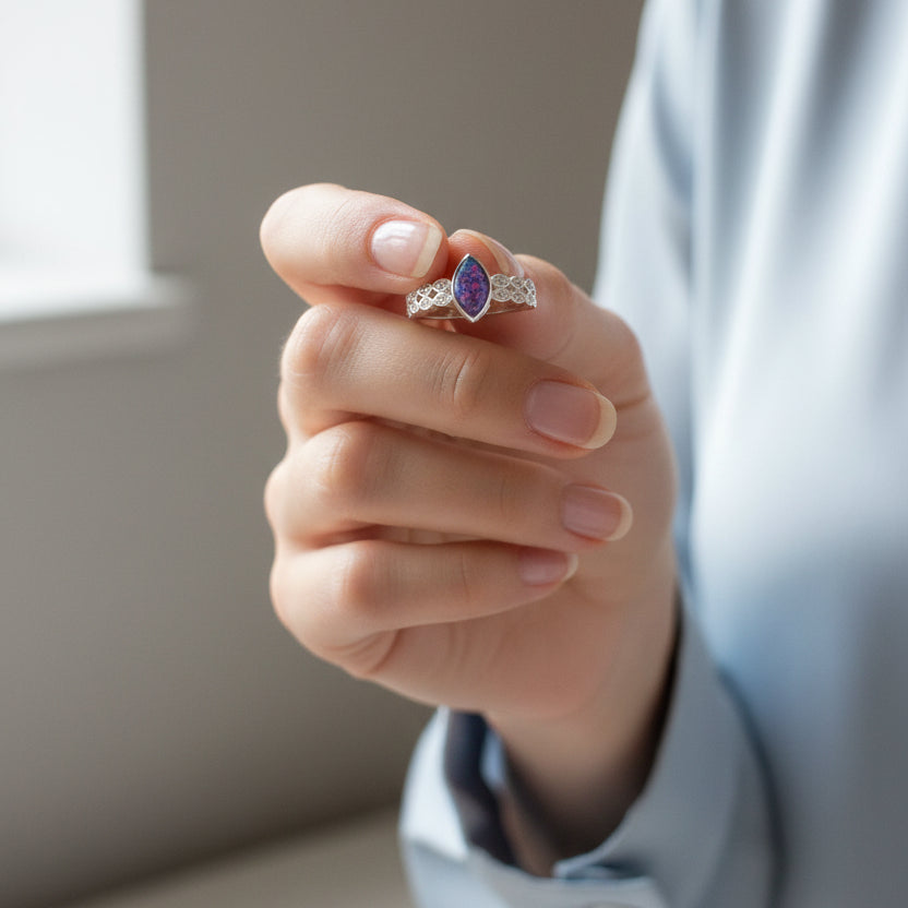Kindred Spirit' Memorial  Ashes  Ring.