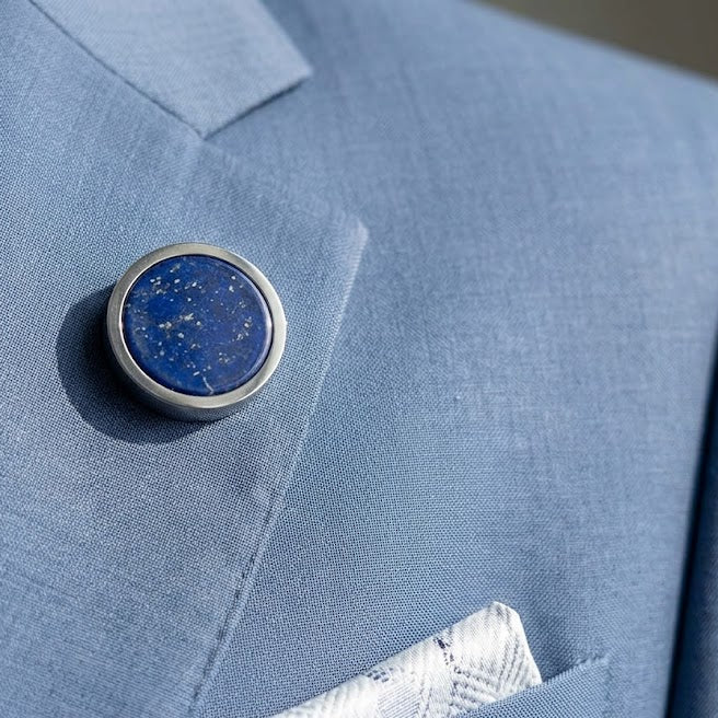 Lapel Pin Stainless Steel Memorial Mens and Unisex Weddings, Prom and Graduation Keepsake 