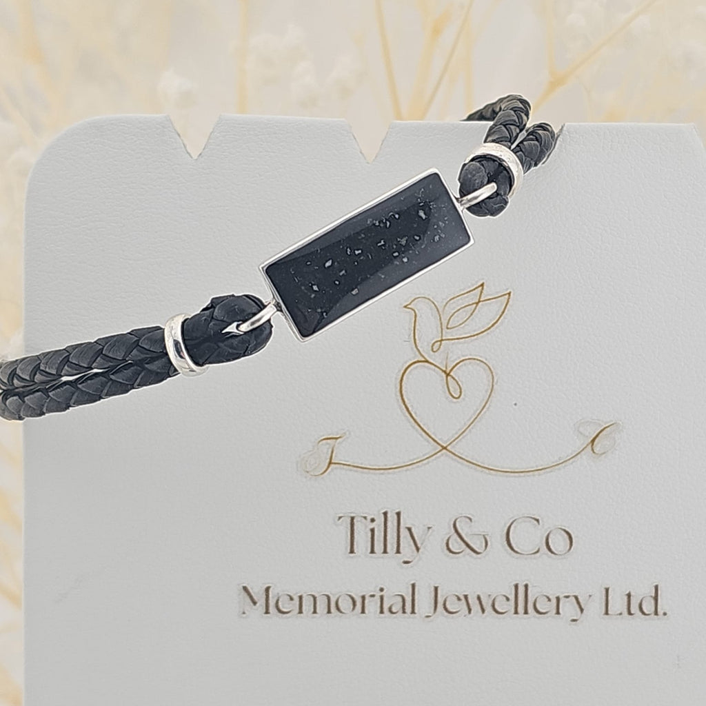 Lumora' Leather Memorial Bracelet.