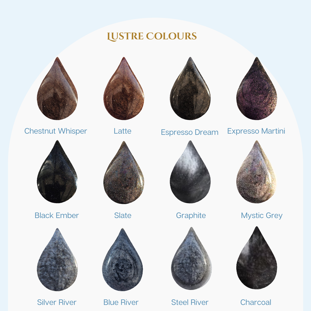Lustre Colour Chart Brown Grey