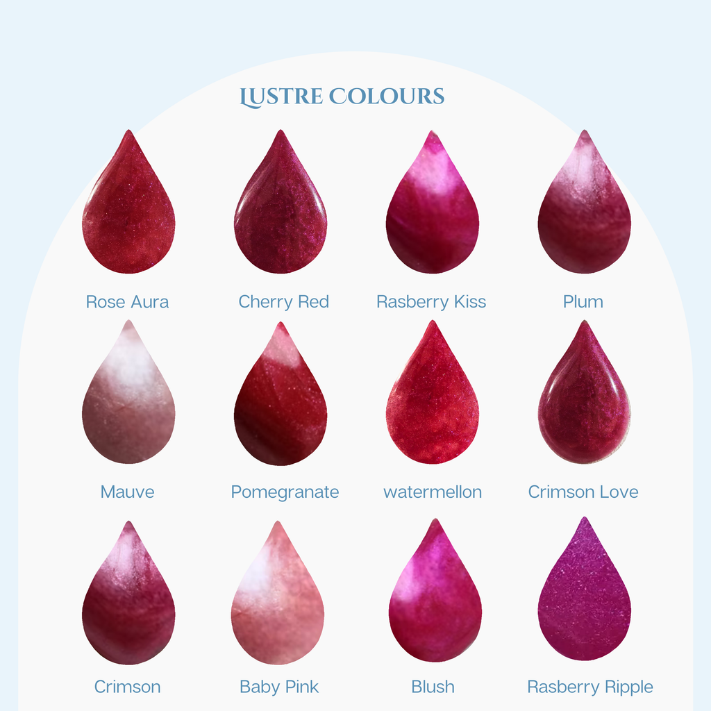 Lustre Colour Chart Pinks