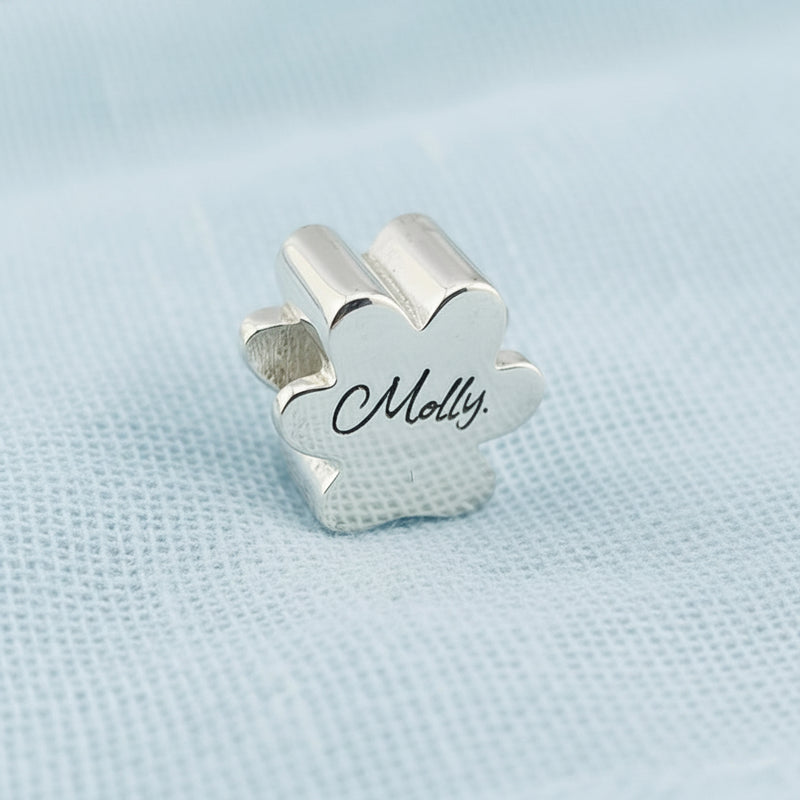 Pawprint Charm 925 Sterling Silver