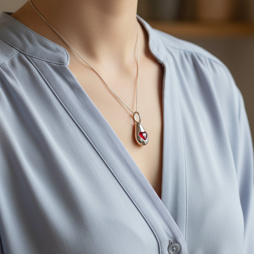 Pebble of Love ' Memorial Pendant