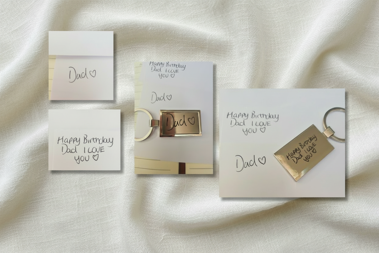 Personalised Handwriting Bespoke Engraving Service