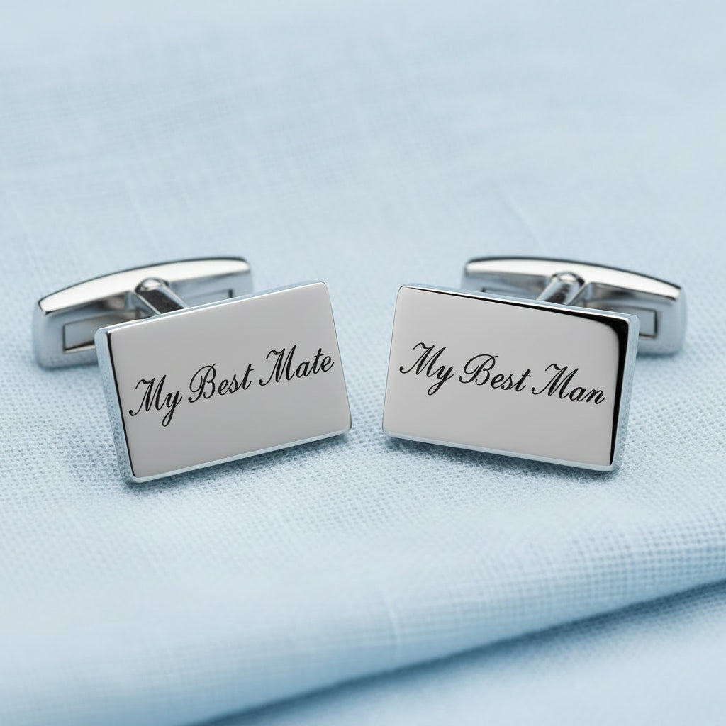 Personalised Stainless Steel Cufflinks