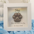 Pet Memorial Pawprint Frame 10 x 10cm Square