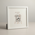 Forever Foiled A5 Personalised Pet Portrait Foil Print