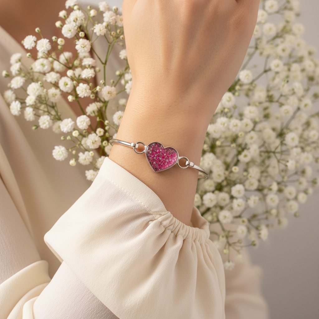 Pureheart Sterling Silver Bangle