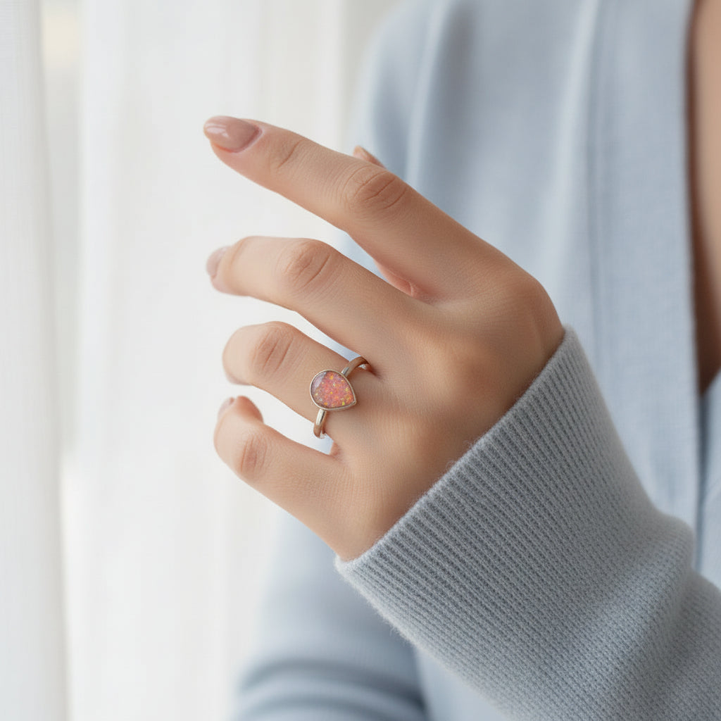 Rayne Teardrop' Memorial Ring image 1