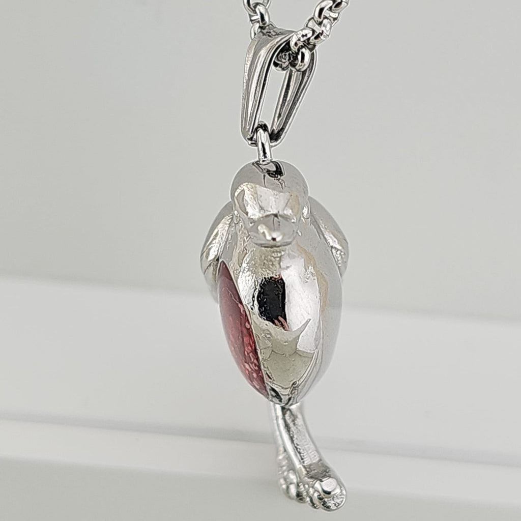 Robinheart' Memorial Stainless Steel Keyring.