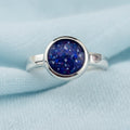 Serenity' Memorial  Round Ashes Ring.