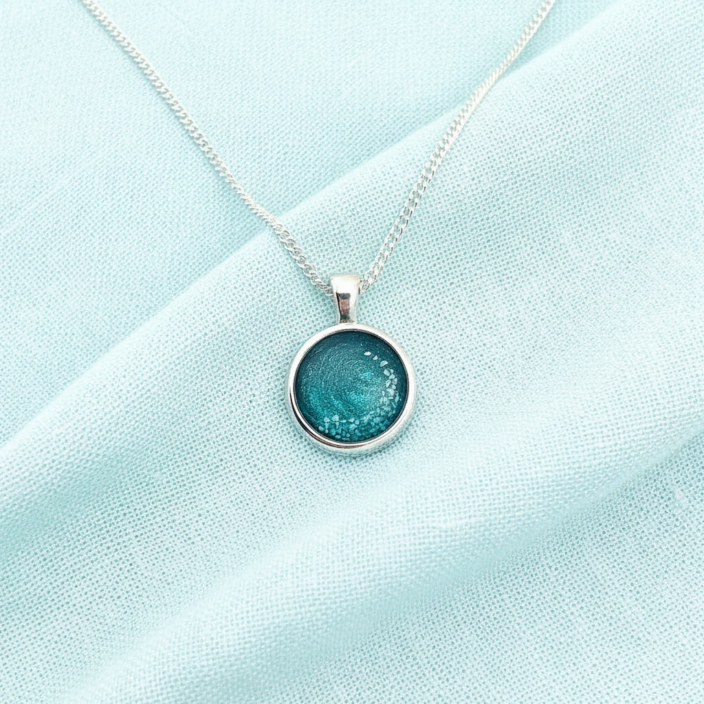 Serenity' Sterling Silver Memorial Pendant.