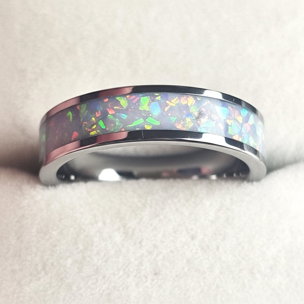 Solace'  Tungsten Carbide'  Ashes Ring.
