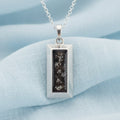 Solara Bar' Sterling Silver Memorial Pendant.