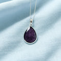 Tear of Love' Sterling Silver Memorial Pendant.