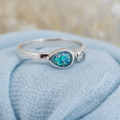 Tear's of Love' Sterling Silver Memorial Ring.