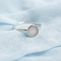 The Amara' Sterling Silver Memorial Ring.
